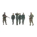 4 prisonniers de guerre de la Wehrmacht + 2 gardes britanniques - Artitec 5870065 - HO 1/87 - 6