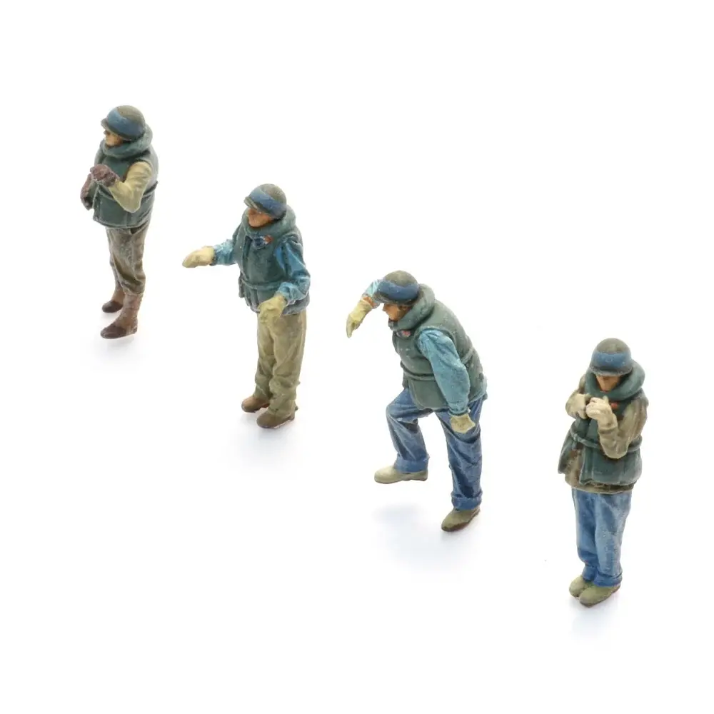 Équipage US pour péniche LCVP - ARTITEC 5870115 - HO 1/87 - 4