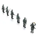 Infanterie de la Wehrmacht en attente de transport - 6 personnages - ARTITEC 5720009 - 1/72  - 4