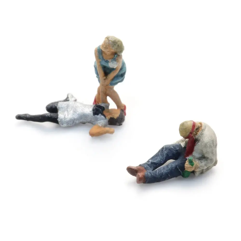 3 figurines ivres - Artitec 5160030 - N 1/160 - 3