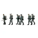 Infanterie de la Wehrmacht en longue marche - 6 personnages - ARTITEC 5720002 - 1/72 - 2