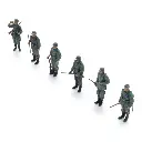 Infanterie de la Wehrmacht en attente de transport - 6 personnages - ARTITEC 5720009 - 1/72  - 3