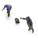 Vandales graffeurs - 2 personnages - ARTITEC 5160028 - N 1/160  - 3