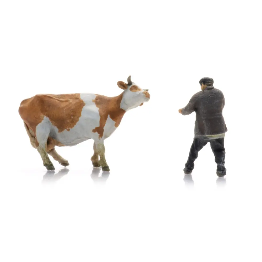 Fermier avec vache obstinée - ARTITEC 5220014 - Z 1/220  - 2