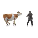 Fermier avec vache obstinée - ARTITEC 5220014 - Z 1/220  - 2