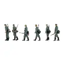Infanterie de la Wehrmacht marchant - 6 personnages - ARTITEC 5720003 - 1/72  - 3