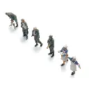 Soldats blessés de la Wehrmacht + infirmières - ARTITEC 5870112 - HO 1/87 - 4