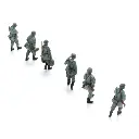 Infanterie de la Wehrmacht en marche vers la ligne de front - 6 personnages - ARTITEC 5720005 - 1/72 - 4