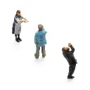 3 figurines de poissonnerie de harengs - Artitec 5160019 - N 1/160 - 4