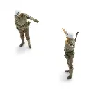 Figurines Police Militaire US - ARTITEC 5870121 - H 1/87 - 4