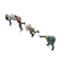 4 voyageurs pressés - Artitec 5870119 - HO 1/87 - 3