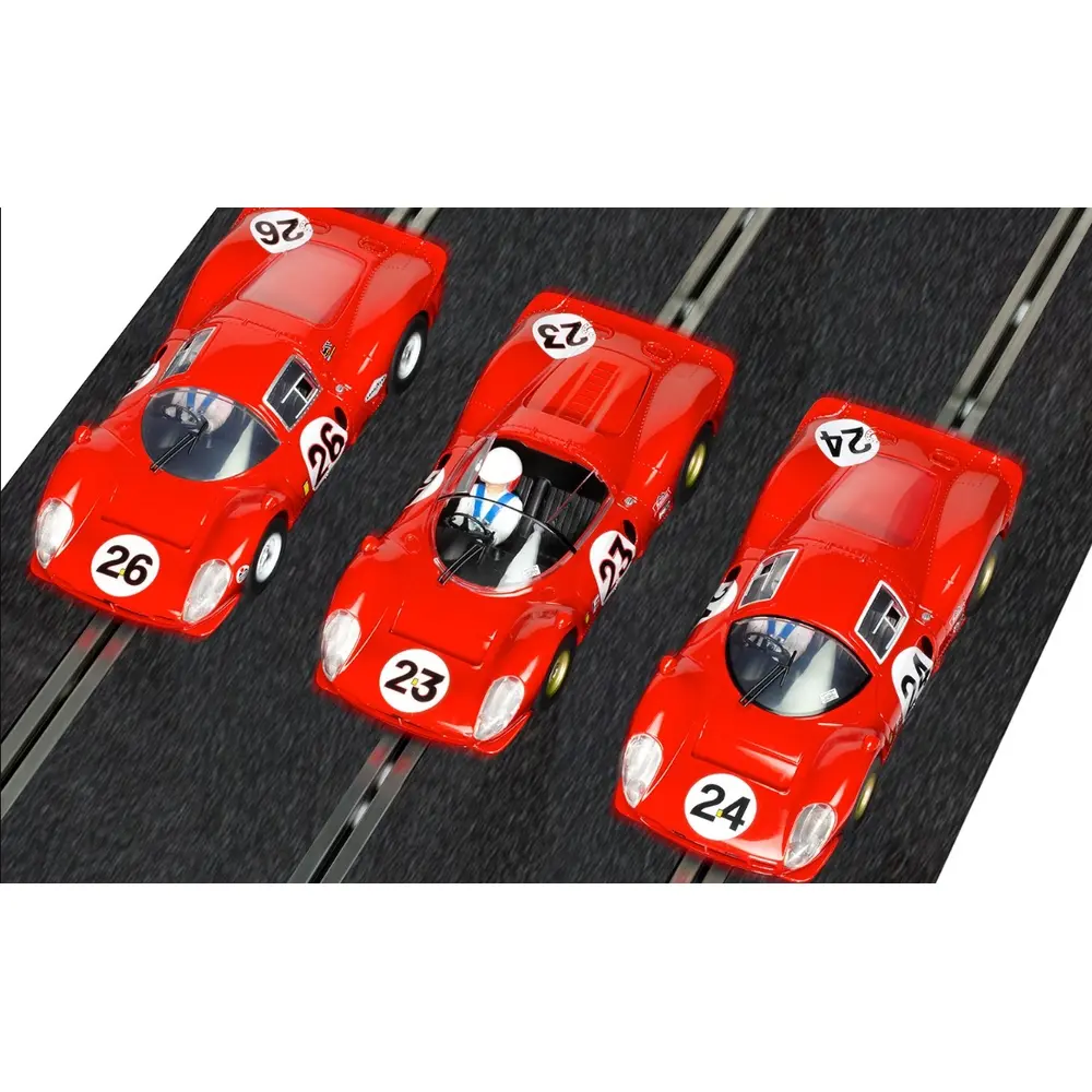 Pack Triple 1967 Daytona 24 - SCALEXTRIC 4391A - 1/32 - Super Slot - 5