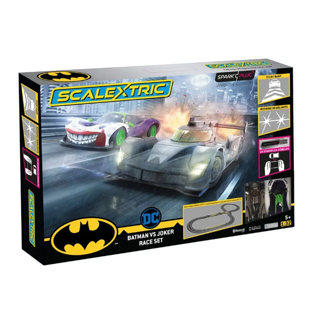 Set Ensemble de course Batman vs Joker - SCALEXTRIC 1415 - 1/32 - Super Slot - 8
