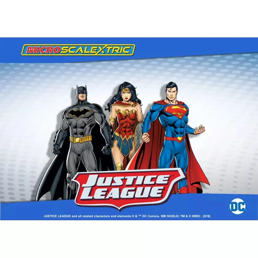 Voiture Justice League Superman - Micro Scalextric G2167 - S 1/64 - Analogique - 2