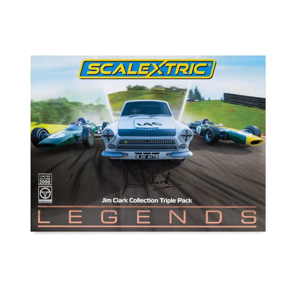 Set de course La Légende de Jim Clark Triple Pack - SCALEXTRIC 4395A - 1/32 - Super Slot - 3