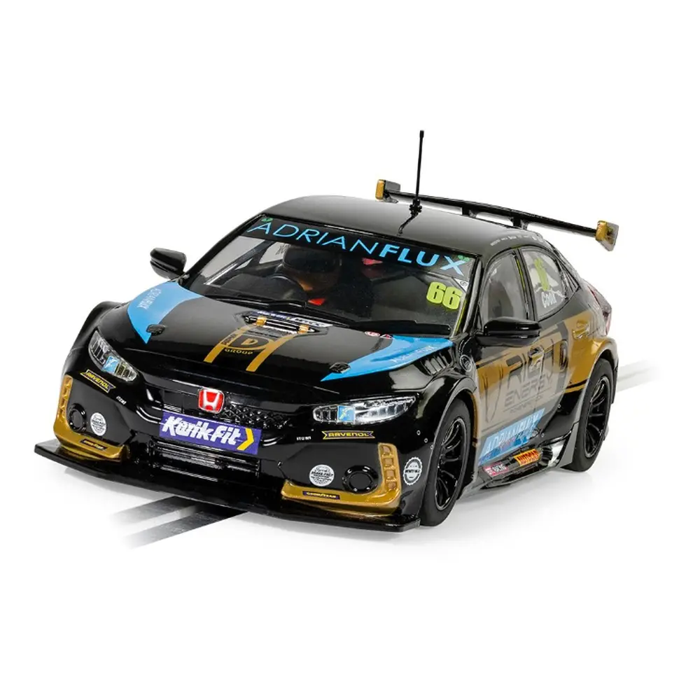 Voiture Analogique Honda Civic FK8 Type R BTCC 2022 BTC Racing Josh Cook - SCALEXTRIC 4409 - 1/32 - Super Slot - 3