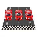 Pack Triple 1967 Daytona 24 - SCALEXTRIC 4391A - 1/32 - Super Slot - 4