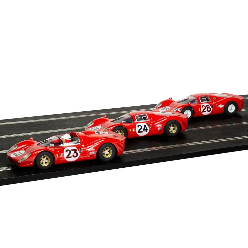 Pack Triple 1967 Daytona 24 - SCALEXTRIC 4391A - 1/32 - Super Slot - 6