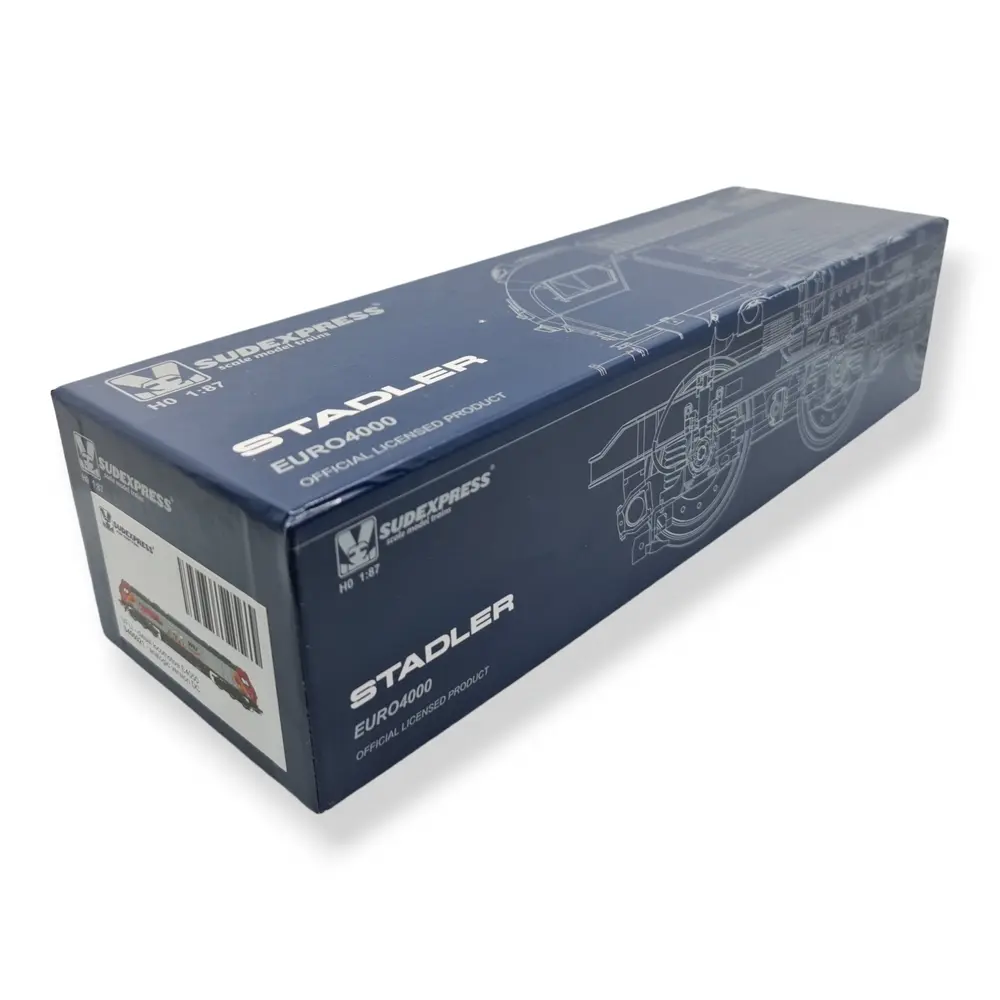 Locomotive électrique-diesel  Euro 4000 livrée VFLI, Sudexpress SUS405021, HO 1/87e - 3