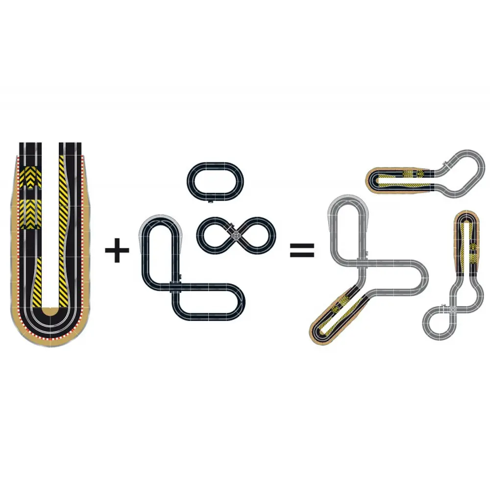 Pack d'extension Ultimate - Scalextric C8514 - I 1/32 - 26 éléments Slot Racing - 2