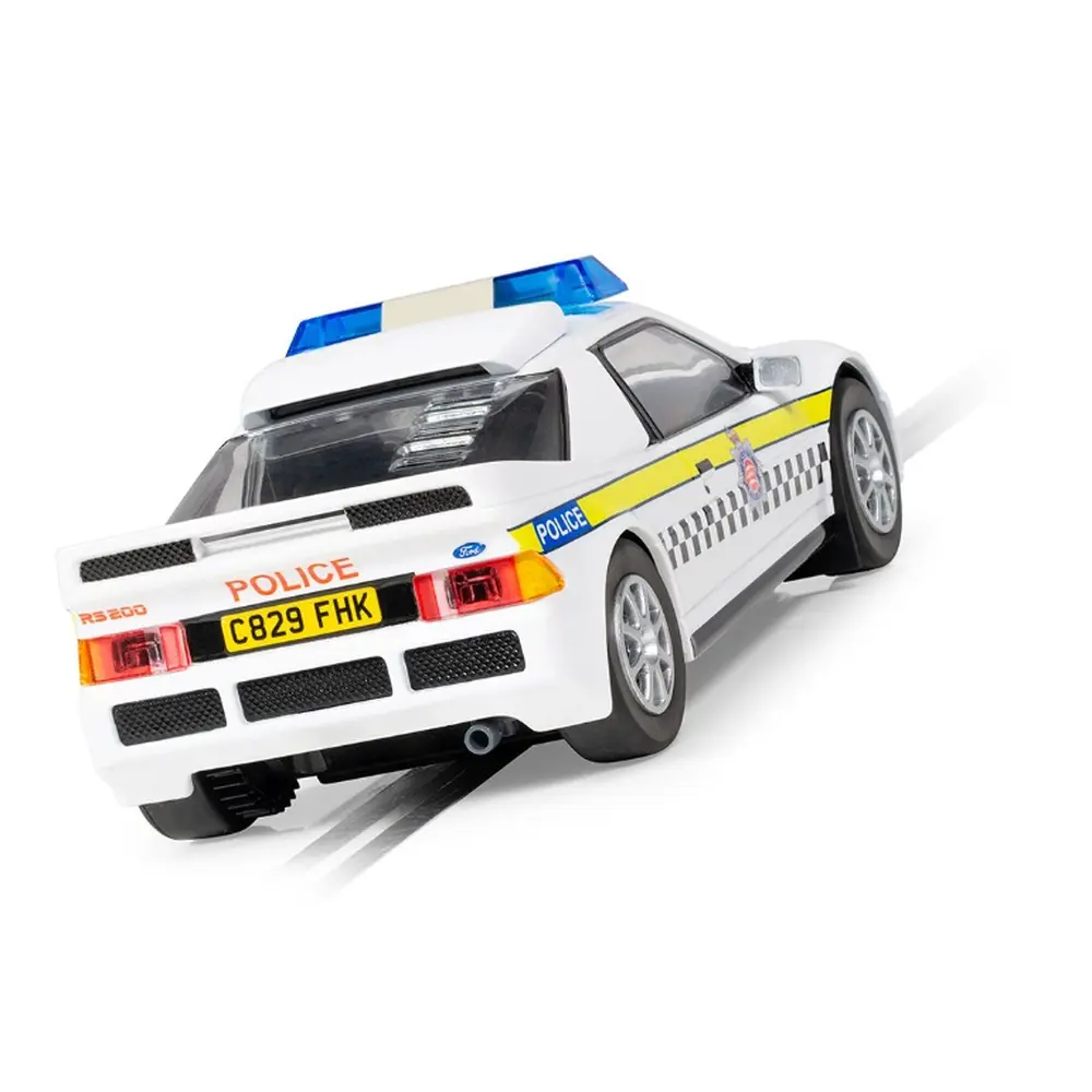 Voiture Analogique Ford RS200 édition Police - SCALEXTRIC 4341 - 1/32 - Super Slot  - 4