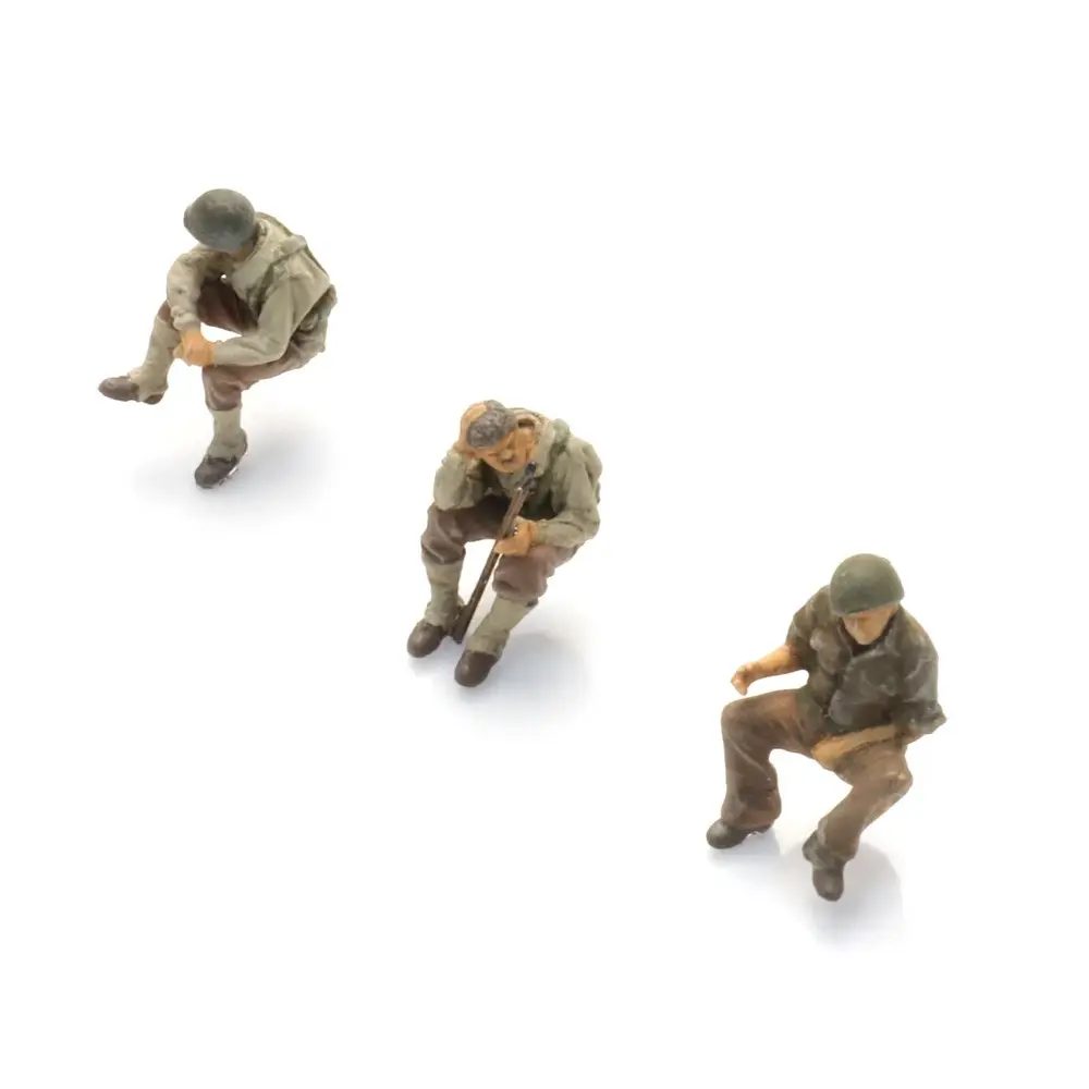 Équipage pour Jeep US - ARTITEC 5870120 - HO 1/87 - 4