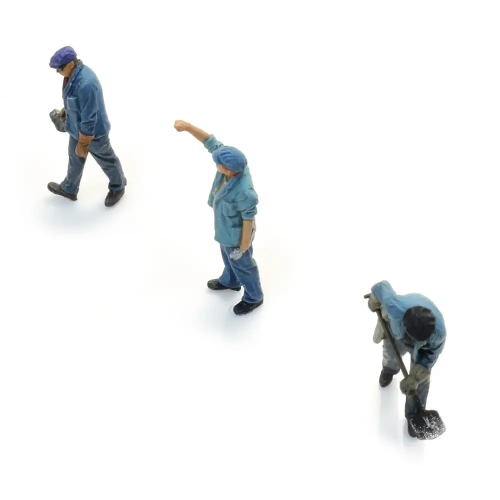 Personnel du dépôt - 3 travailleurs - Artitec 5160051 - N 1/160   - 3