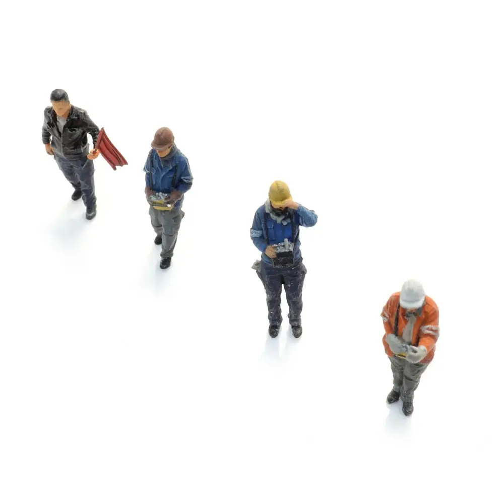 Industrie des shunters (4x) - Artitec 5870086 - HO 1/87 - 4