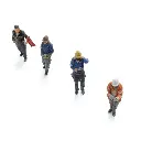 Industrie des shunters (4x) - Artitec 5870086 - HO 1/87 - 4