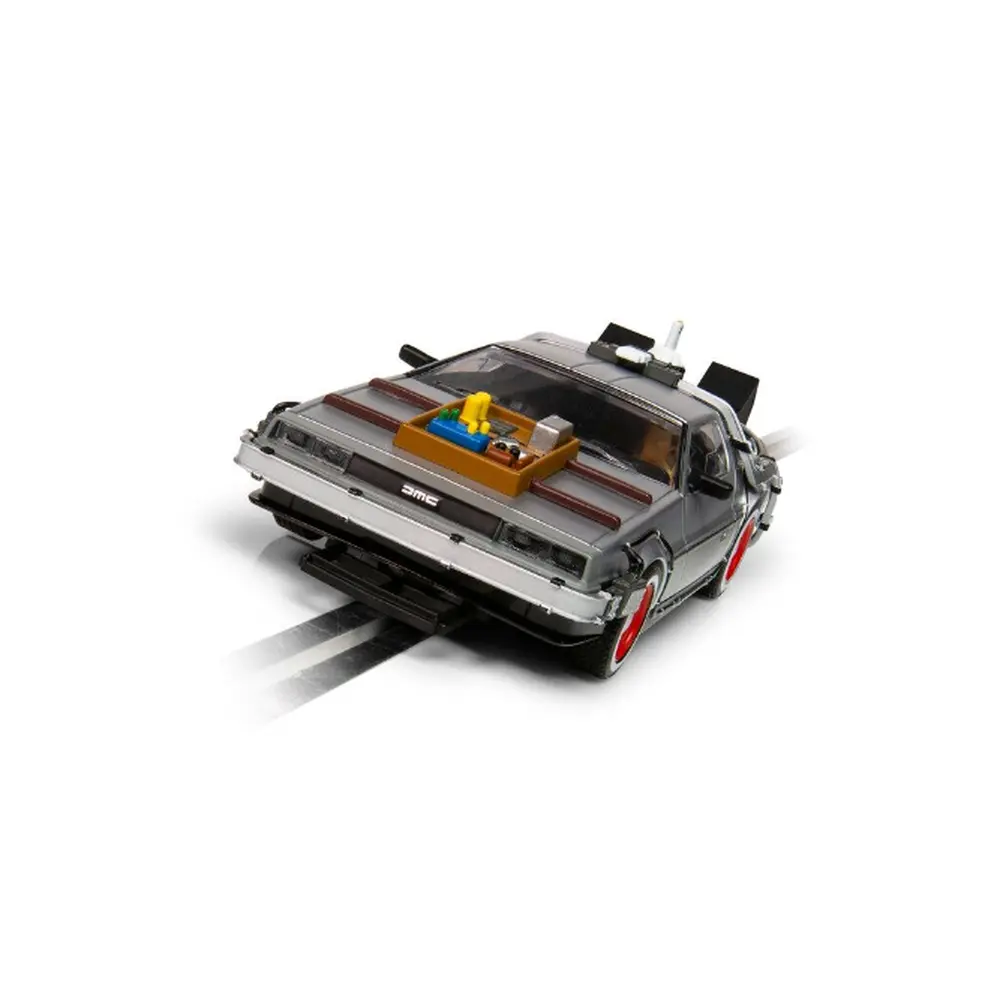 Voiture Analogique Retour vers le futur partie 3 - SCALEXTRIC 4307 - 1/32 - Super Slot - 4