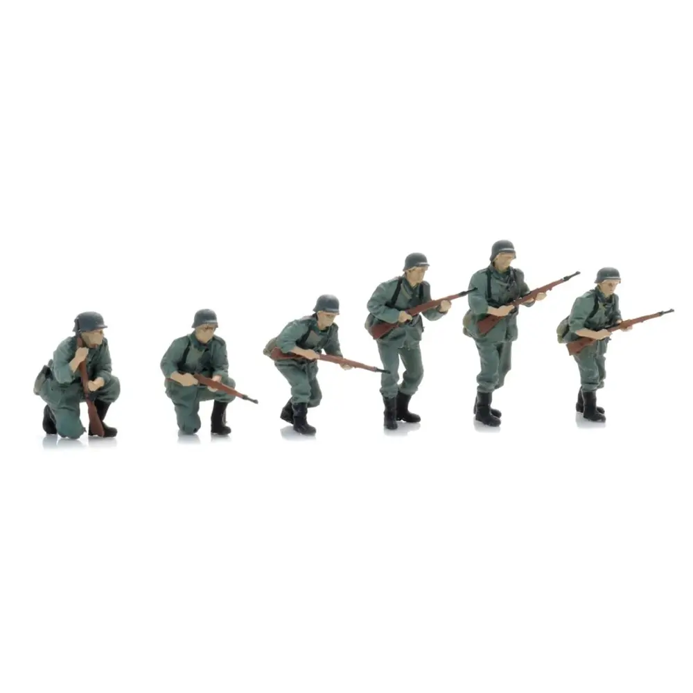Infanterie de la Wehrmacht en patrouille - 6 personnages - ARTITEC 5720001 - 1/72 - 3