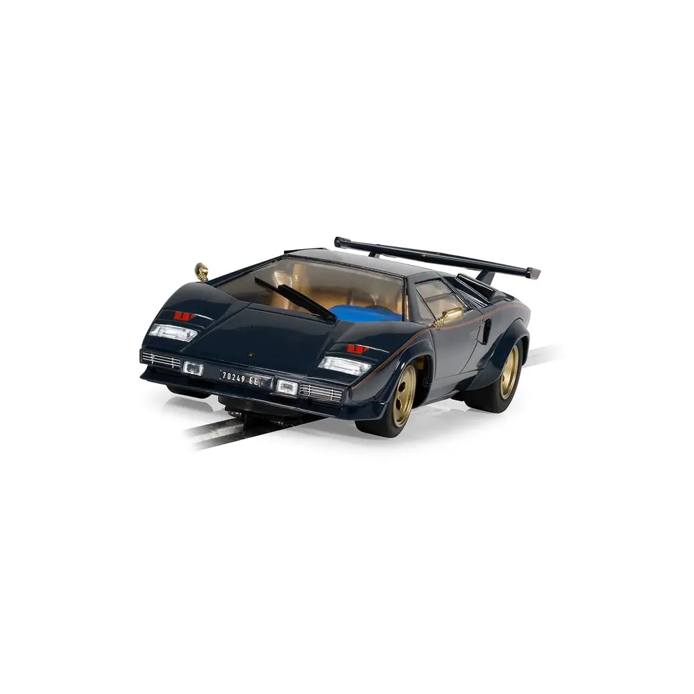 Voiture Analogique - Lamborghini Countach - Bleu et Or - Scalextric CH4411 - Super Slot - I: 1/32 - 3