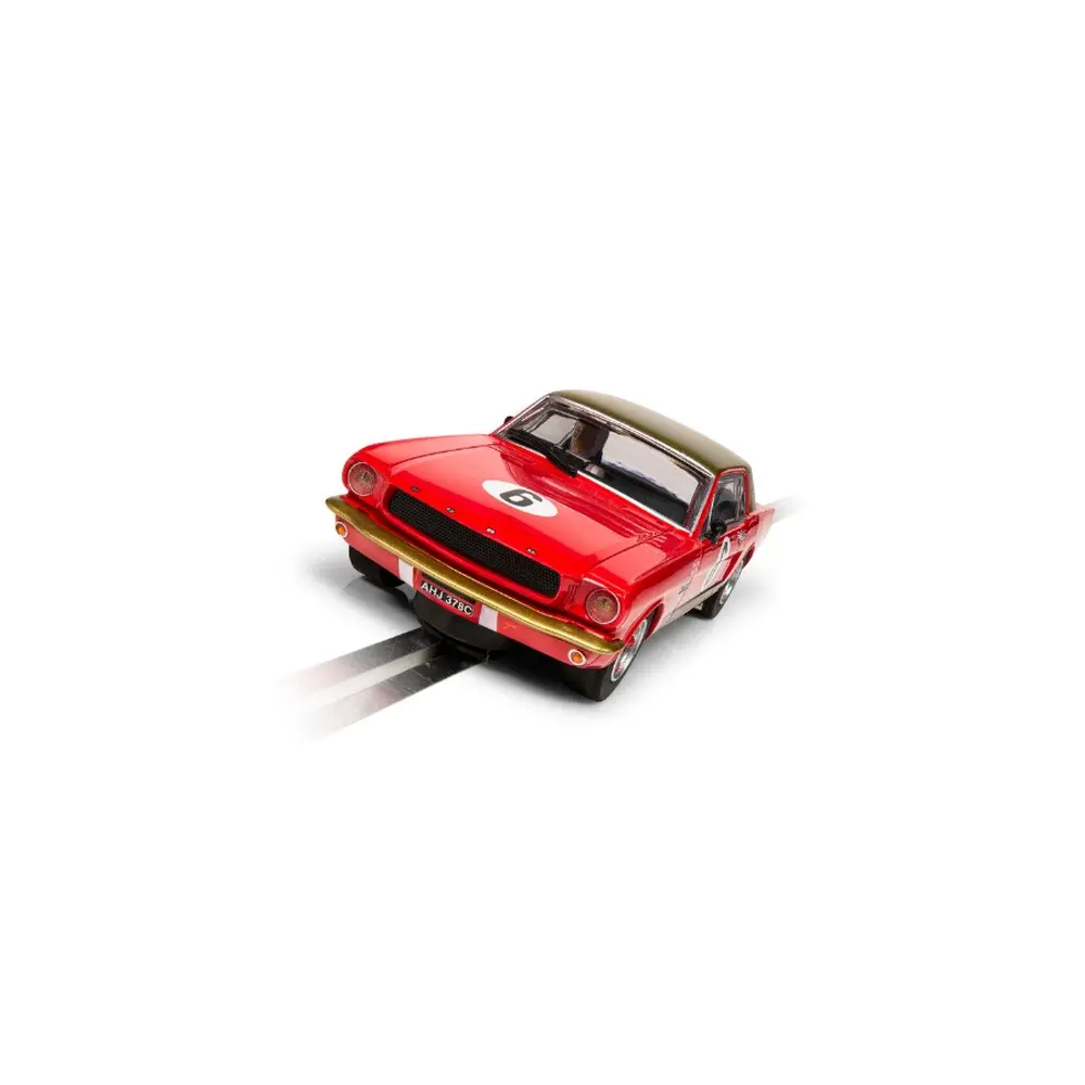 Voiture Analogique Ford Mustang Alan Mann Racing Henry Mann et Steve Soper - SCALEXTRIC 4339 - 1/32 - Super Slot - 4