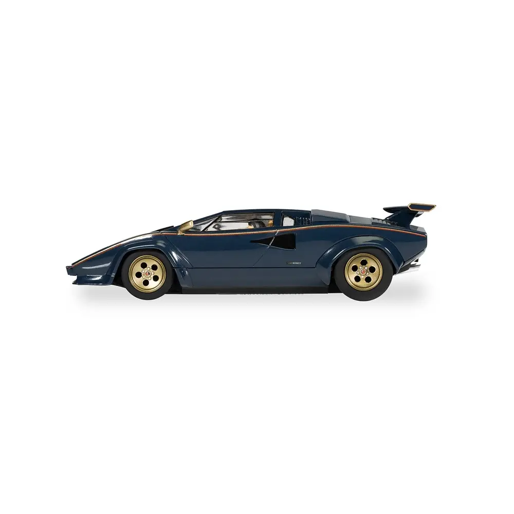 Voiture Analogique - Lamborghini Countach - Bleu et Or - Scalextric CH4411 - Super Slot - I: 1/32 - 2