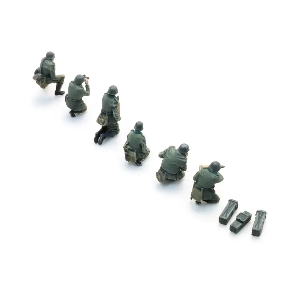 Équipage PAK Wehrmacht en action - ARTITEC 5870110 - HO 1/87 - 3