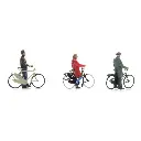 3 cyclistes qui attendent - Artitec 5870018 - HO 1/87 - 2