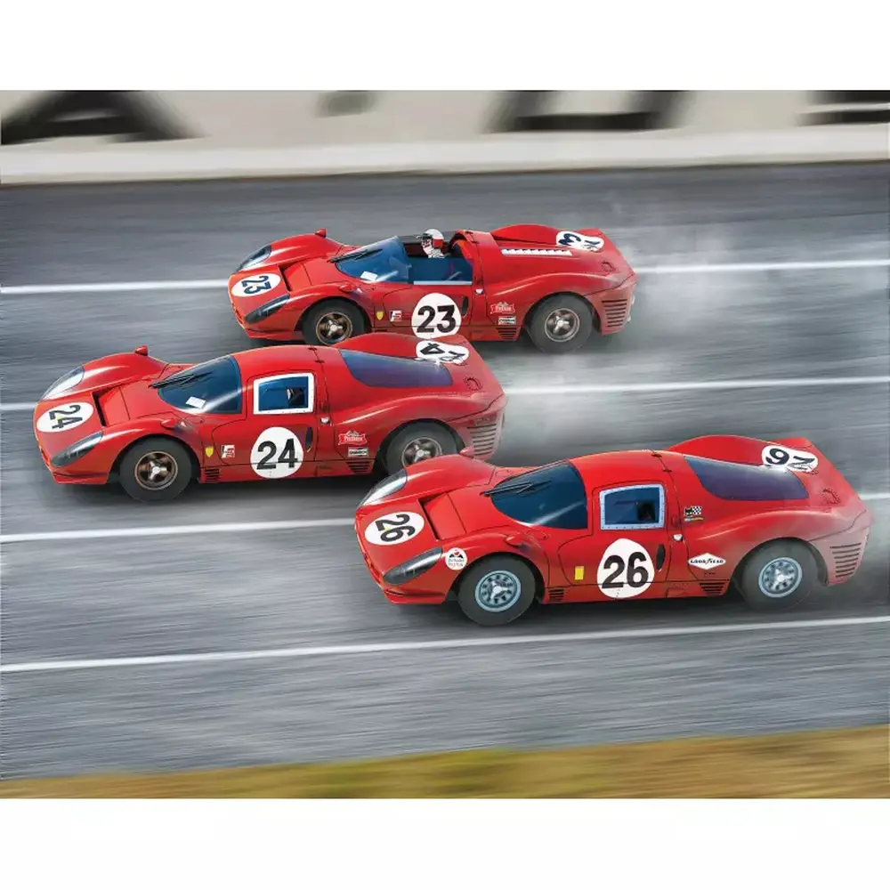 Pack de 3 voitures Ferrari - Scalextric C4391A - I 1/32 - Analogique - Daytona 24 1967 - 9