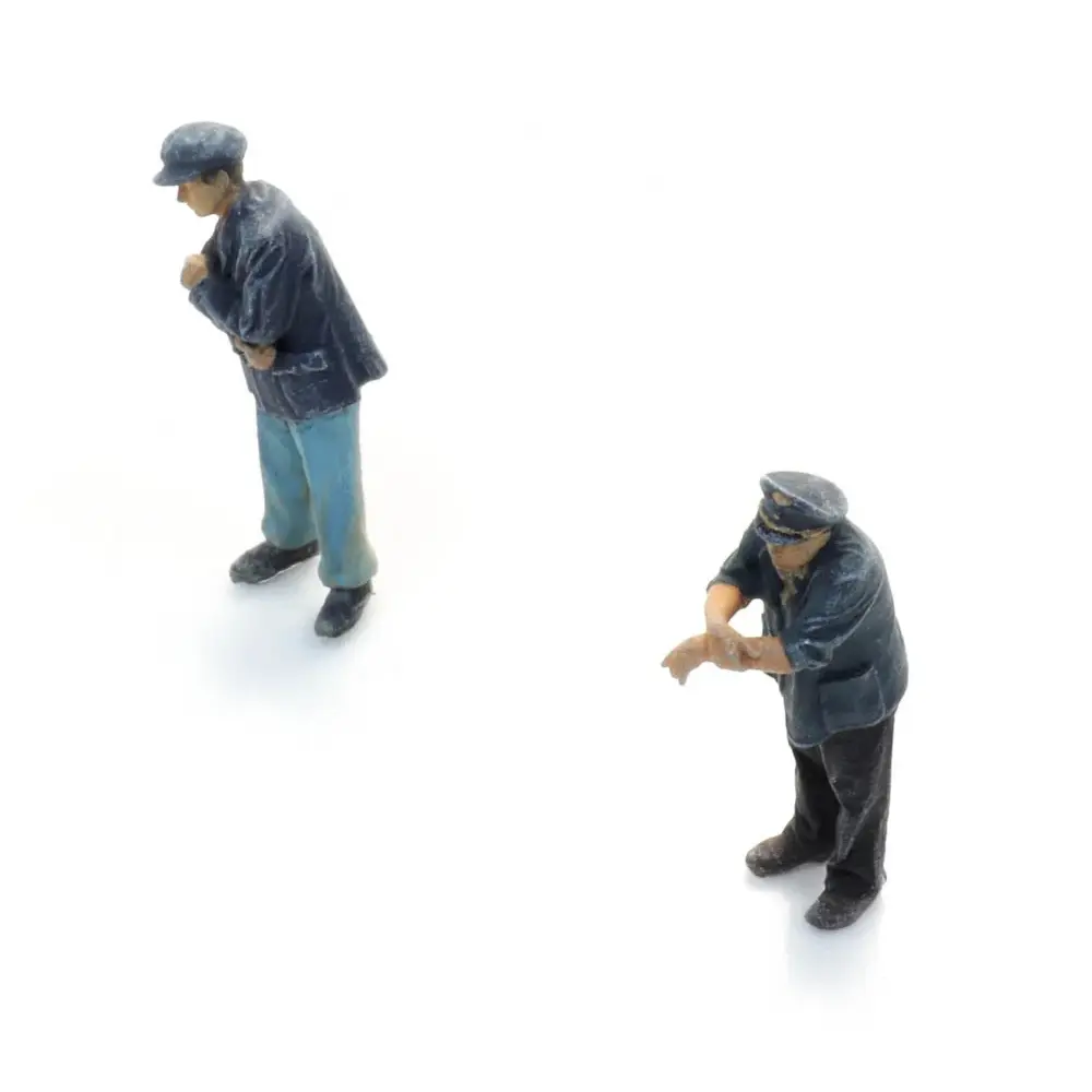 2 personnels vapeur Fuhrmann de la DB, prêt à l'emploi - Artitec 5870072 - HO 1/87 - 3