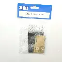 Cabanon en bois marron à monter - Sai 8915 - HO 1/87 - 2