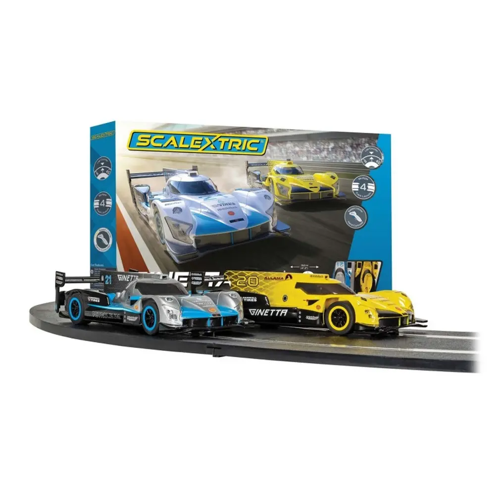 Coffret de circuit Ginetta Racers - Scalextric C1412P - I 1/32 - 1910 x 1320 mm - 4