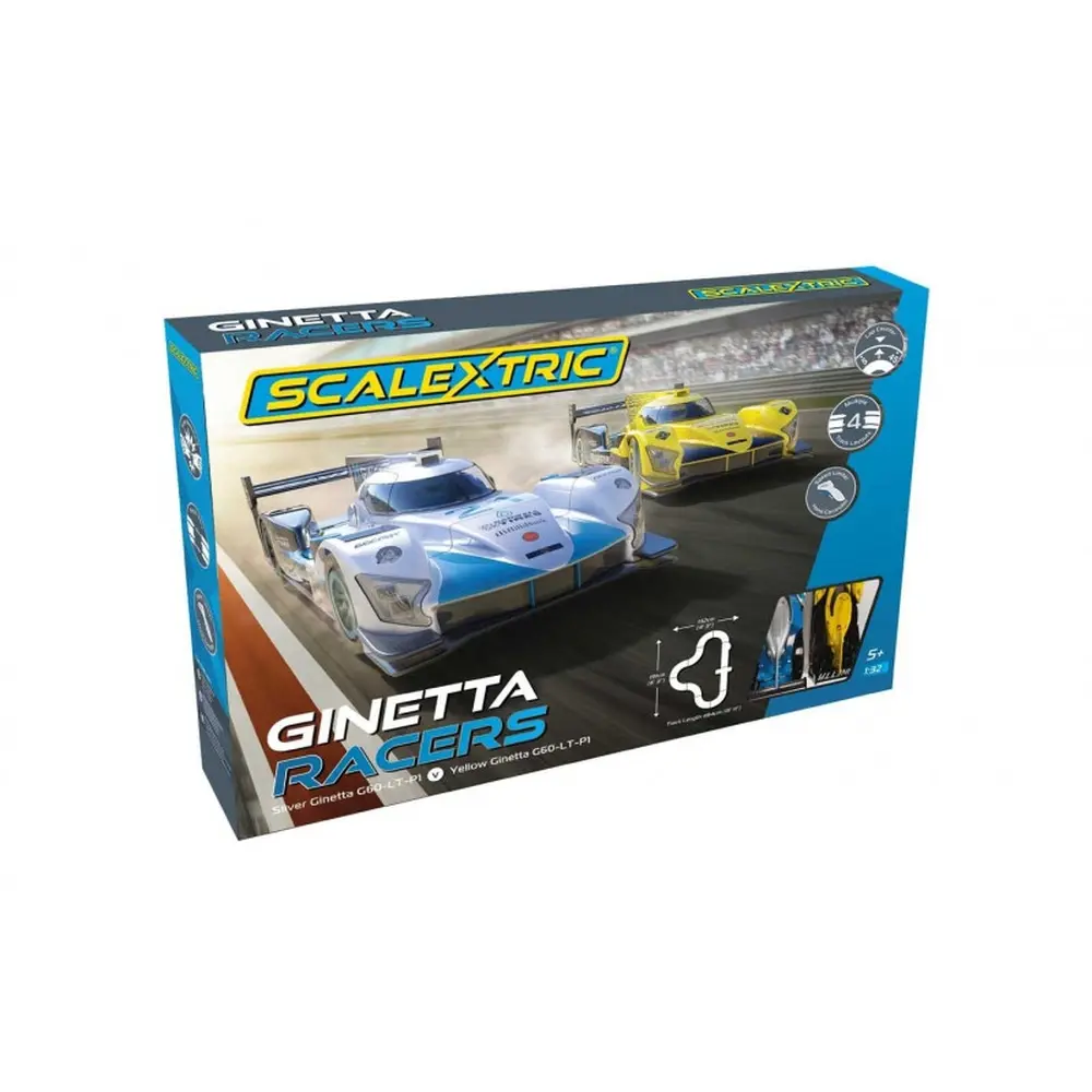 Coffret de circuit Ginetta Racers - Scalextric C1412P - I 1/32 - 1910 x 1320 mm - 5