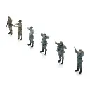 Prisonniers de guerre de la Wehrmacht + gardes américains - Artitec 5870054 - HO 1/87 - 5