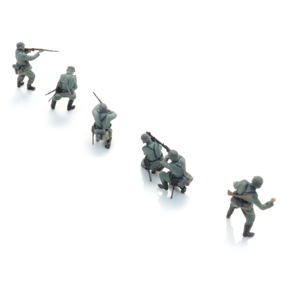 L'infanterie de la Wehrmacht sous le feu - 6 personnages - ARTITEC 5720006 - 1/72   - 4