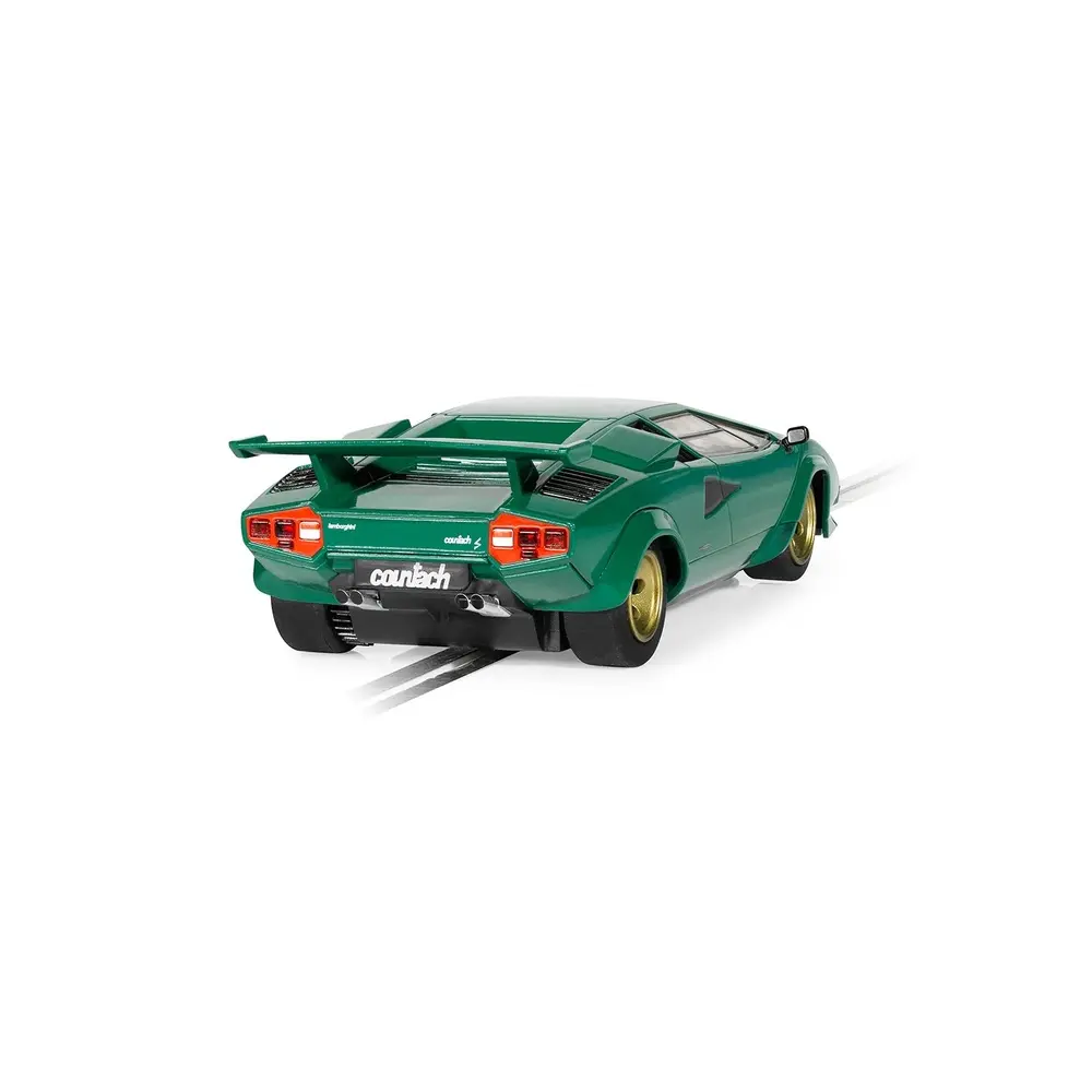 Voiture Analogique - Lamborghini Countach - Vert - Scalextric C4500 - Echelle I: 1/32 - 3
