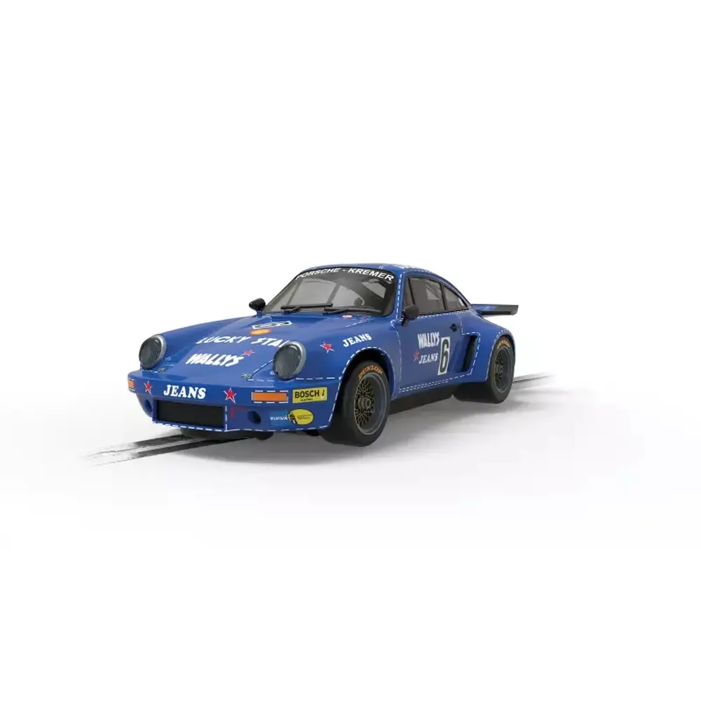 Voiture Porsche 911 Carrera RSR 3.0 - Scalextric C4398 - I 1/32 - Analogique - Wallys Jeans - 7