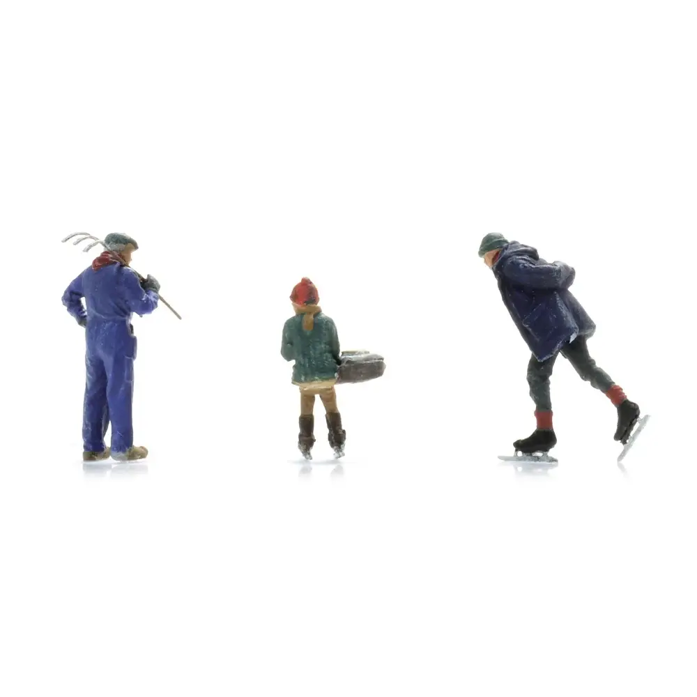 Scène de patinage sur la glace - Artitec 5870125 - HO 1/87 - 2