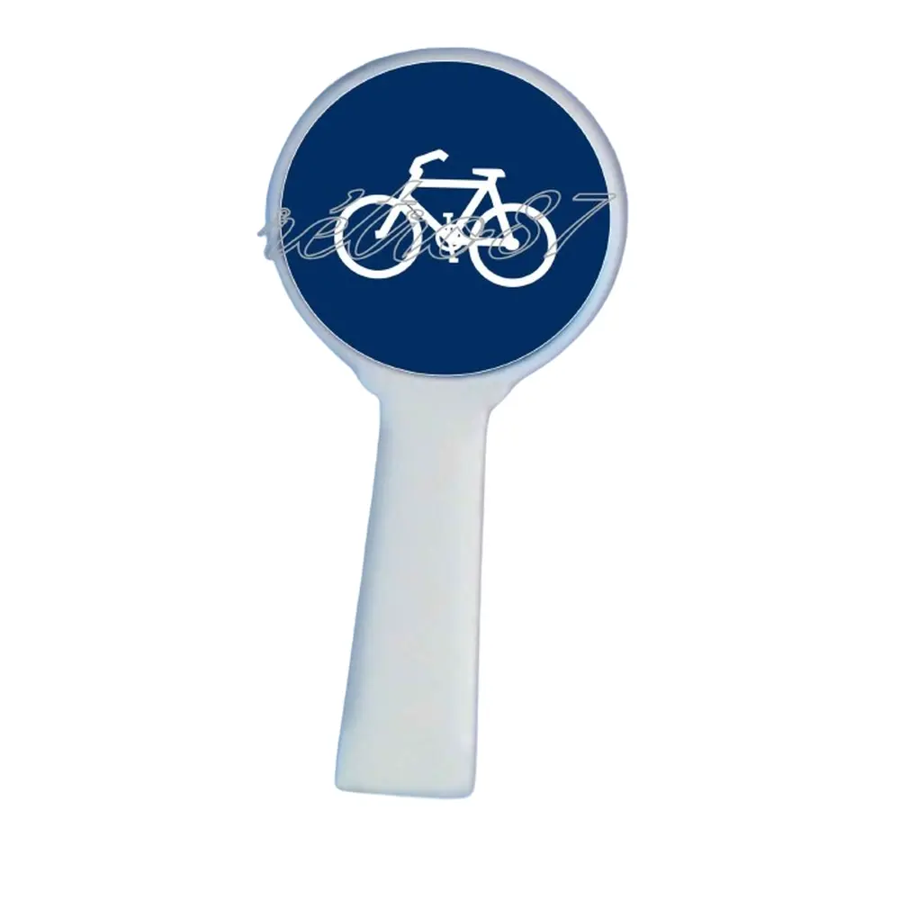 Panneau Michelin d'obligation, 1952-1971 : piste obligatoire pour cyclistes - SAI 8383 - HO 1/87 - 2