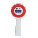 Panneau Michelin d'interdiction, 1946-1971 : halte gendarmerie - SAI 8381 - HO 1/87 - 2