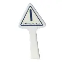 Panneau Michelin 1946 chaussée rétrécie - SAI 8328 - HO 1/87 - 2