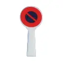 Panneau Michelin d'interdiction, 1931-1971 : interdit de stationner - SAI 8370 - HO 1/87 - 2